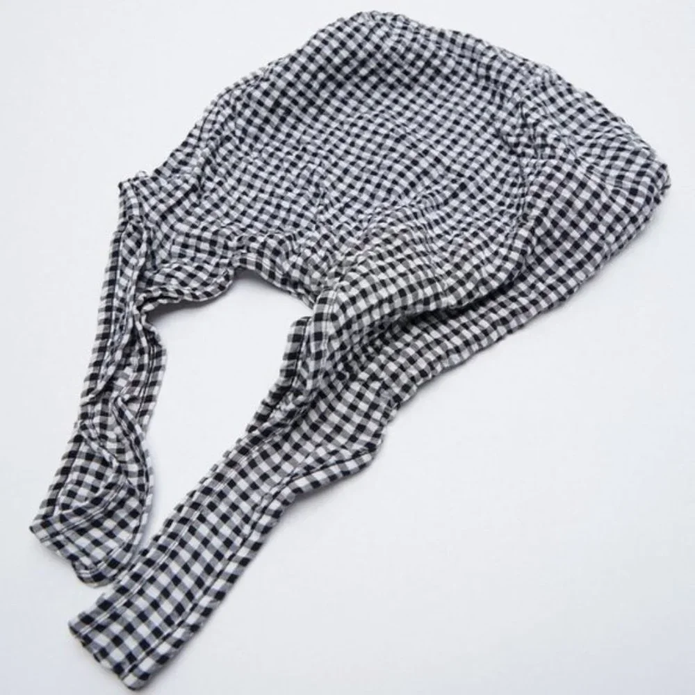 ZARA Gingham Bag - Picture 7 of 9